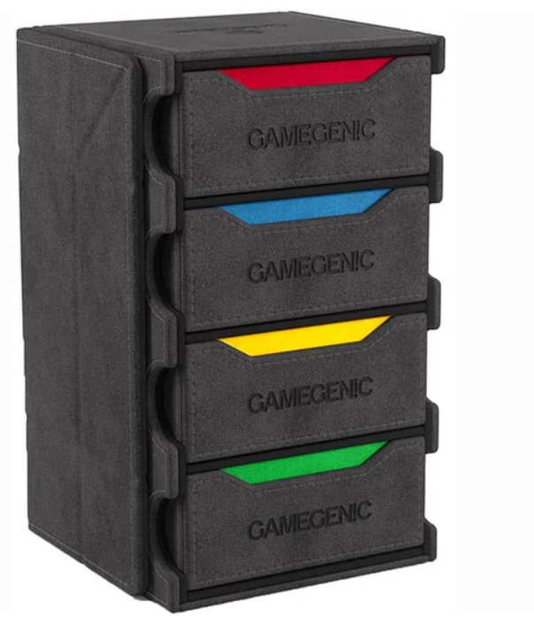 Gamegenic: Token's Lair: Black-Dark Grey
