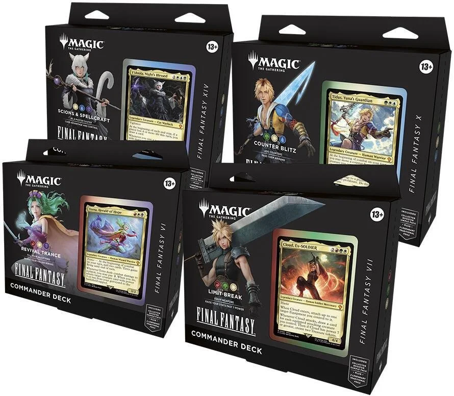 OPEN ORDER: FINAL FANTASY Commander Deck Display - Commander: FINAL FANTASY (FIC)