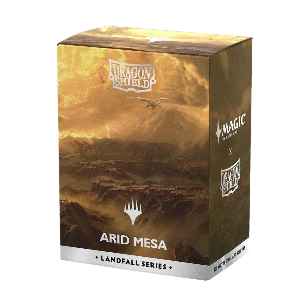 Dragon Shield Landfall Series Dual Matte: Standard Art Sleeves - Arid Mesa (100-Pack) - Dragon Shield Card Sleeves