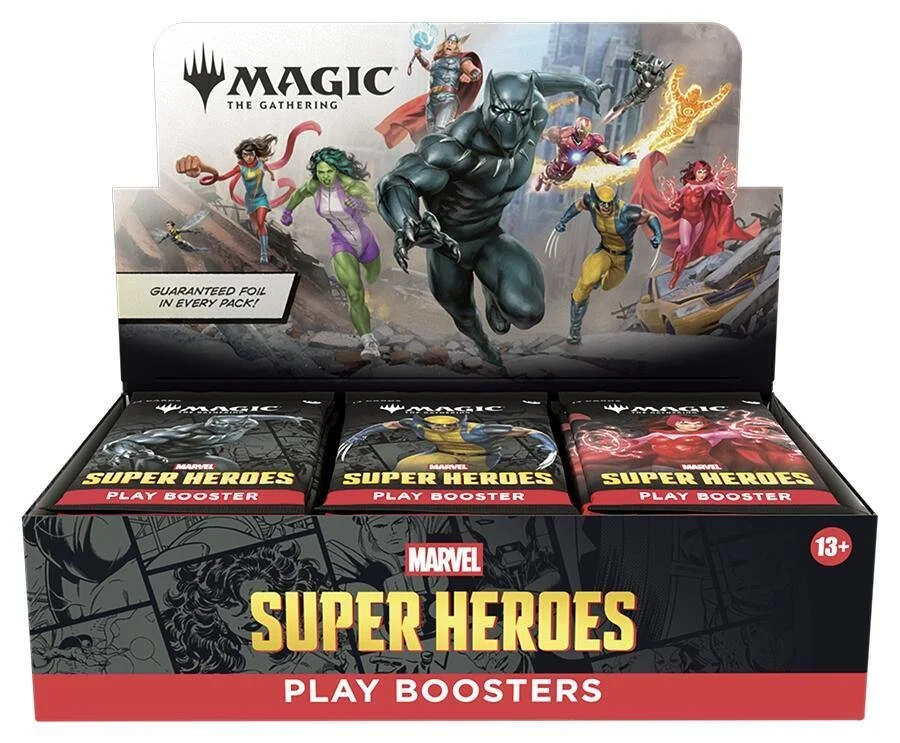 Marvel Super Heroes - Play Booster Display - Magic the Gathering