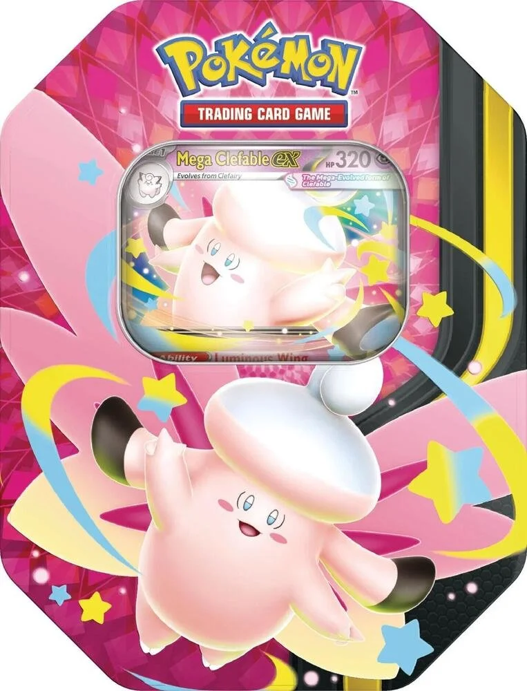 Mega Moonlit Tin [Mega Clefable ex] - Pokemon