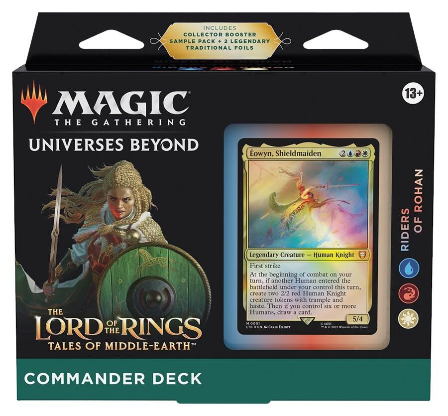 (DMGED BOX) The Lord of the Rings: Tales of Middle-earth Commander Deck - Riders of Rohan - Commander: The Lord of the Rings: Tales of Middle-earth (LTC)