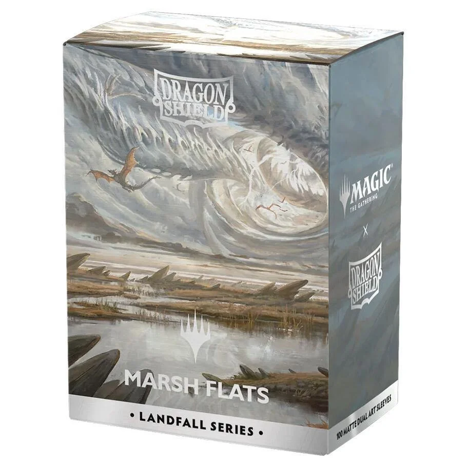Dragon Shield Landfall Series Dual Matte: Standard Art Sleeves - Marsh Flats (100-Pack) - Dragon Shield Card Sleeves
