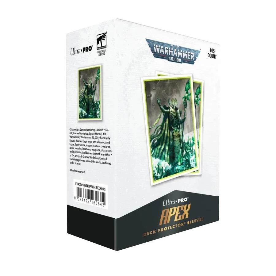 Ultra Pro Sleeves: APEX - Warhammer 40K: Necron Codex Aligned (105ct)