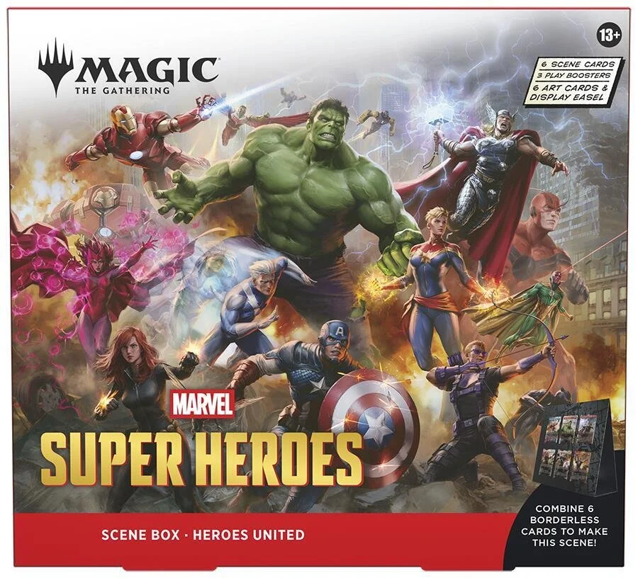 Marvel Super Heroes Scene Box - Heroes United - Magic the Gathering