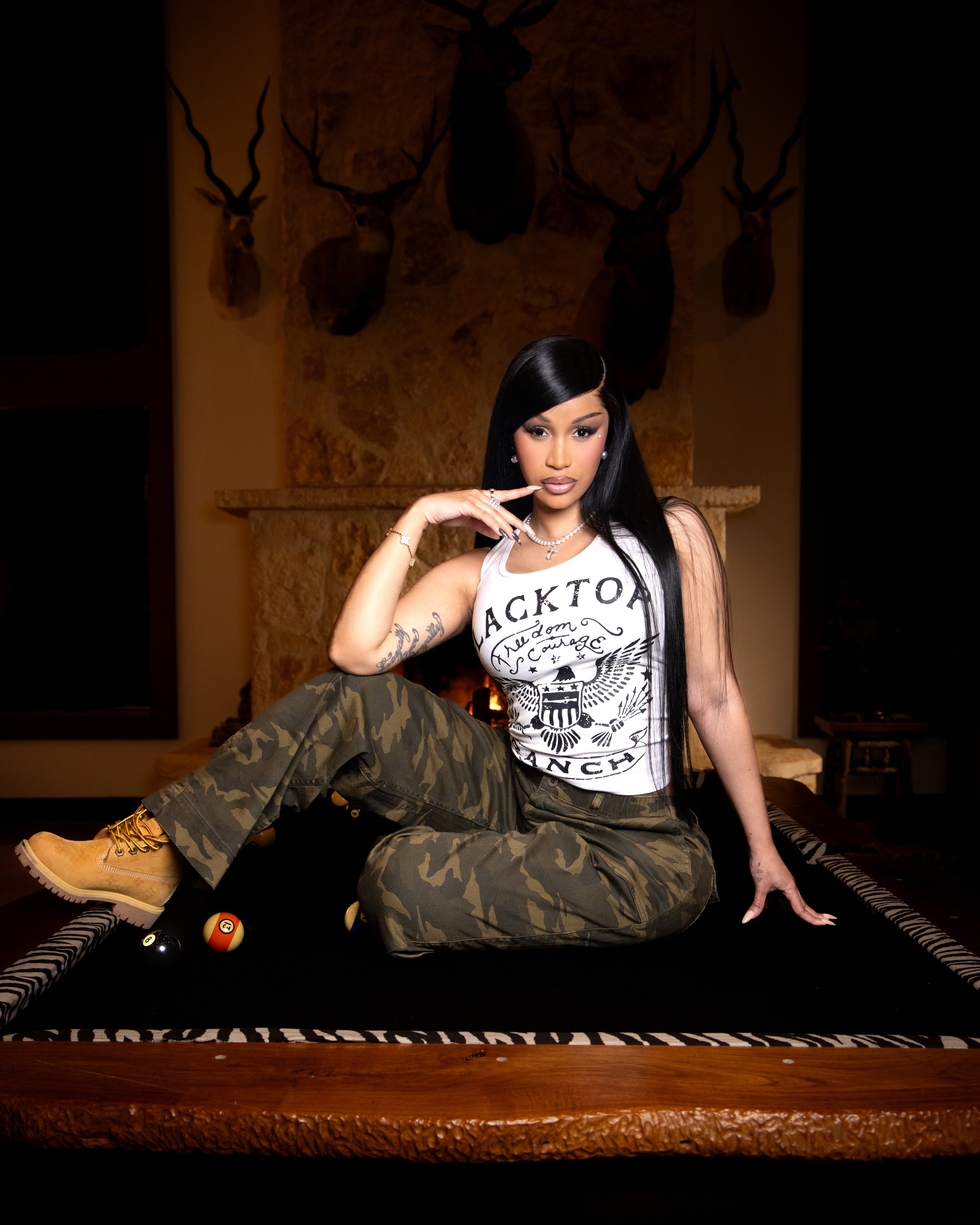 Cardi B photographed by Oscar Bracho.