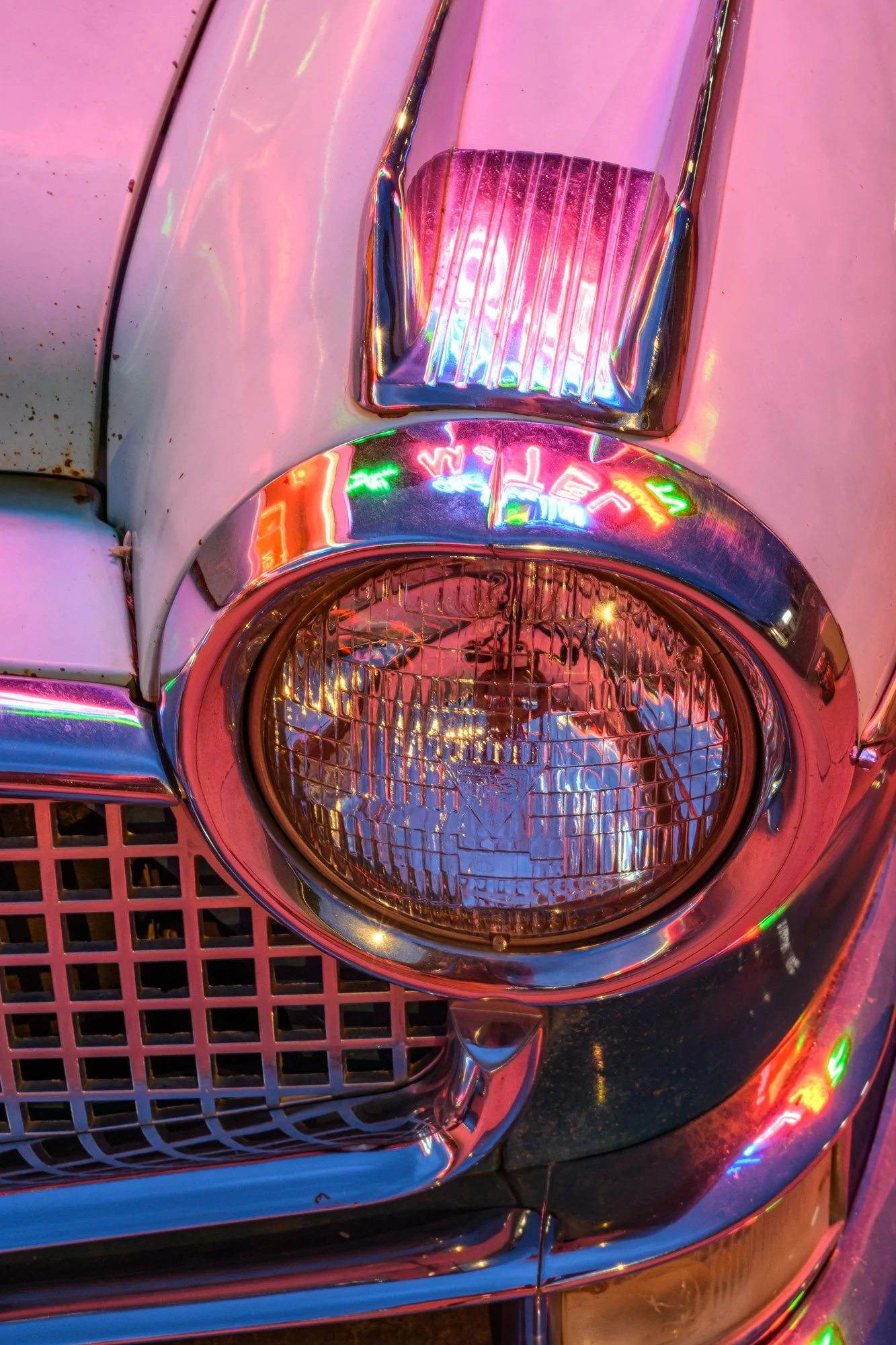 ROUTE 66 1ST PLACE: REECE PARKER - "Neon Lights." Located in Tucumcari, The Blue Swallow Motel has an amazing array of brightly colored neon lights. On one of my trips to photograph the beautiful display, I was paying attention to the small details t