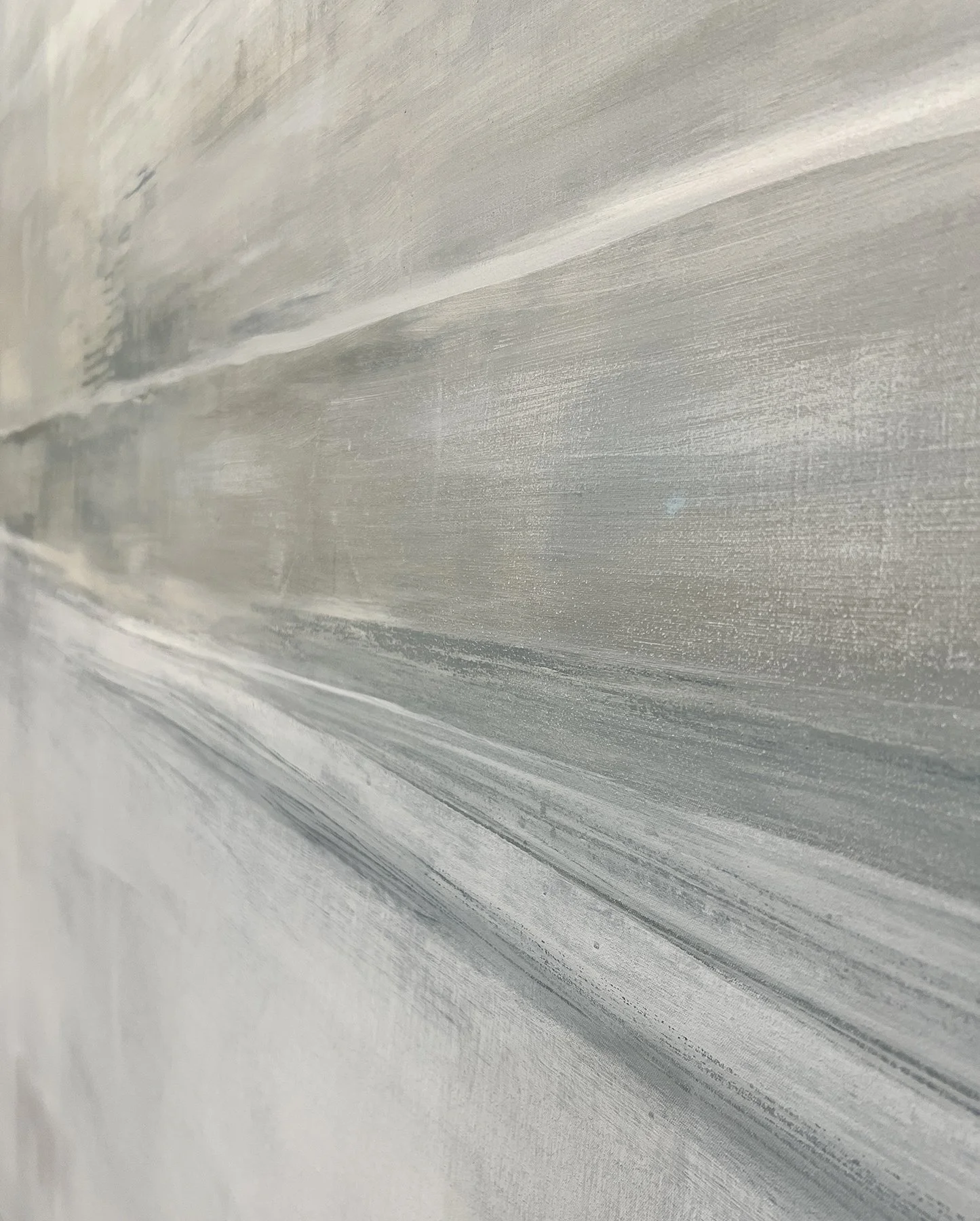 Landscape No 12, original 72x45 inch acrylic painting by Carol Benson-Cobb