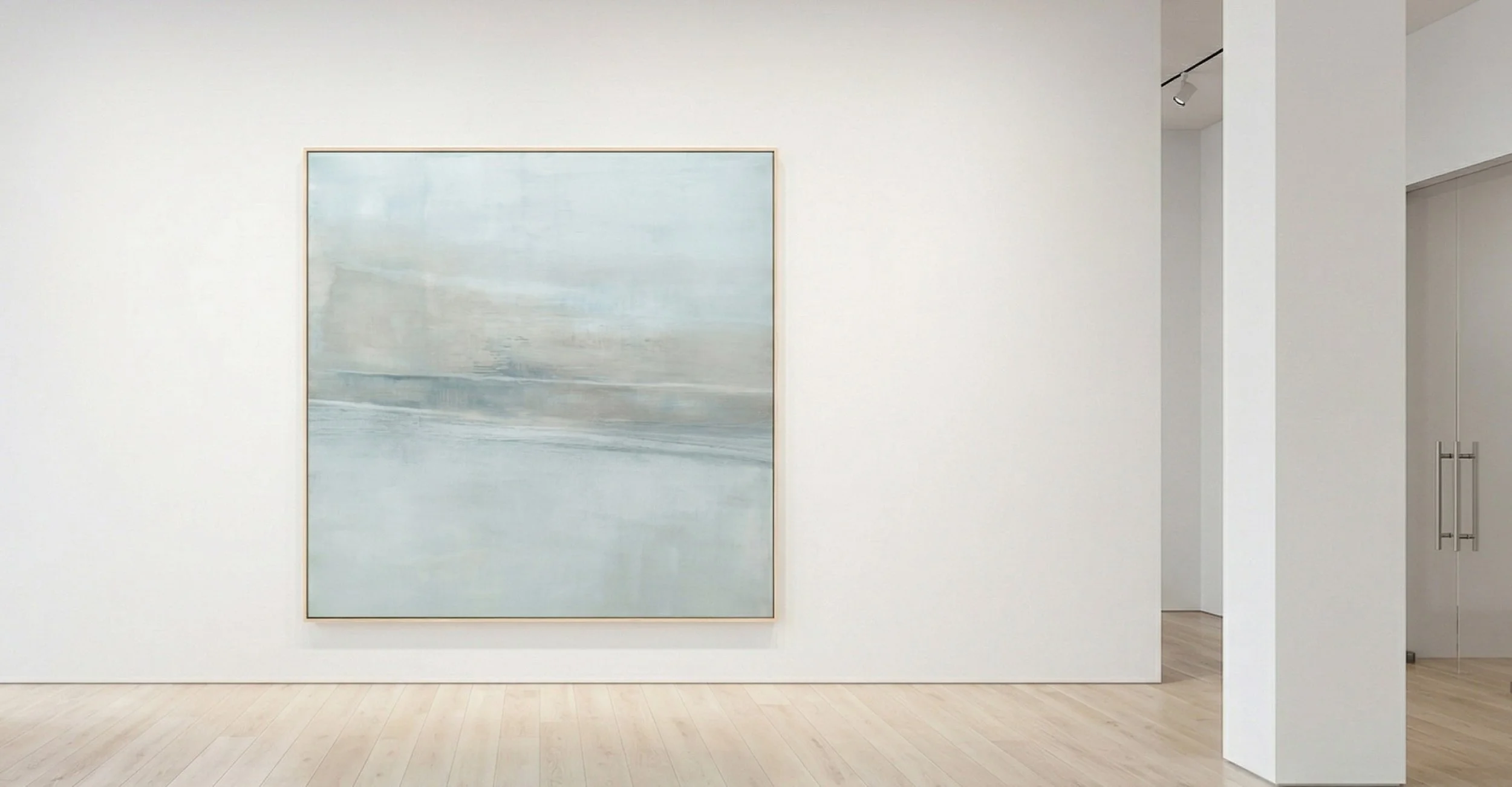 Landscape No 12, original 72x45 inch acrylic painting by Carol Benson-Cobb