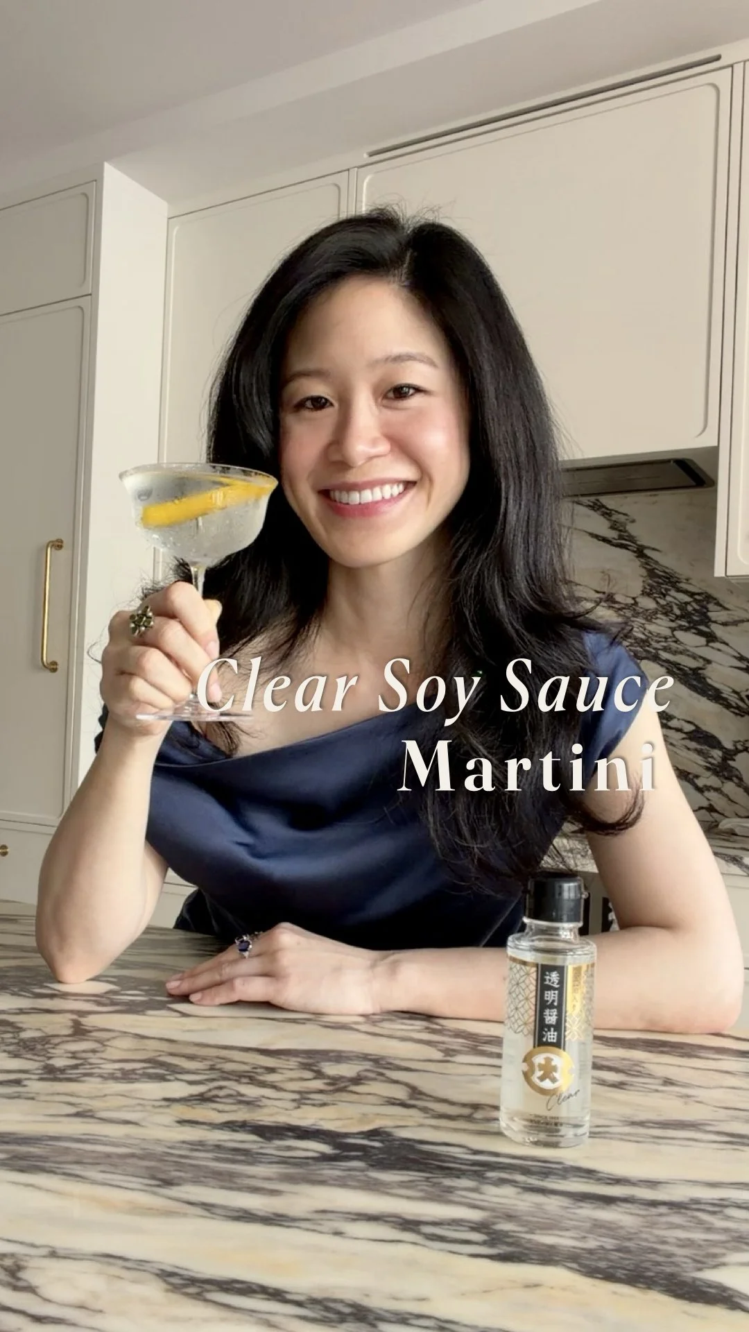 clear soy sauce martini