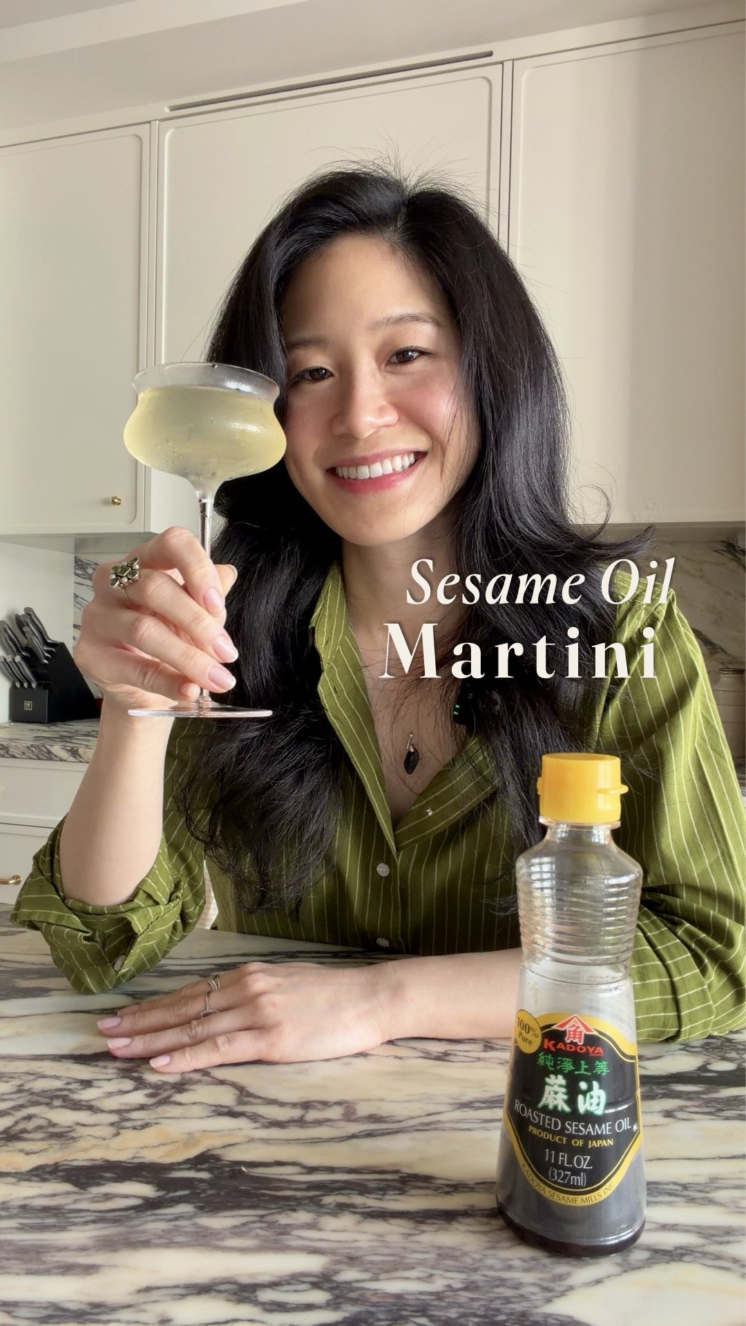 sesame oil martini 