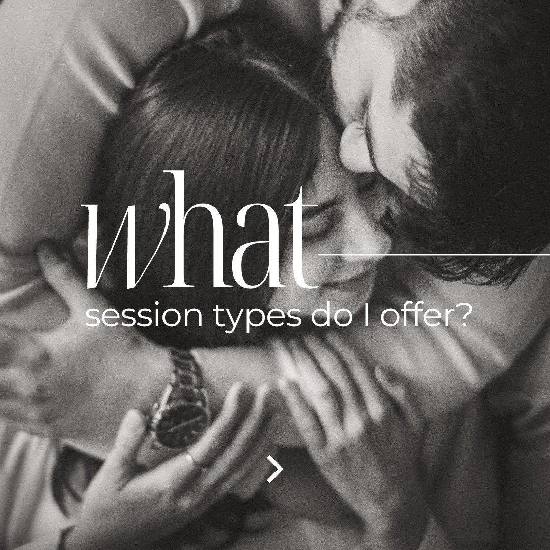 Excited to offer sessions for Seniors, Couples, Maternity, and Families! 📸✨ Not sure which session is perfect for you? No worries! Drop me a message or fill out the inquiry form, and let's chat! 
.
Whether you're celebrating milestones, love, expect