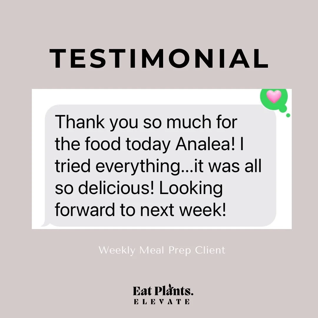 One of my private clients loves tasting all the food and texts me almost within an hour of meal delivery 🥰 I probably would be doing the same if I had someone else cooking for me - I would taste all meals before putting them in the fridge :) 

Love 