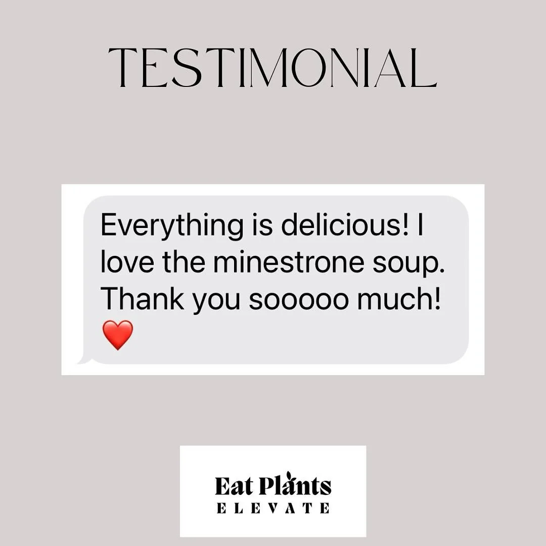 Client&rsquo;s love 🥰

This wasn&rsquo;t a traditional minestrone but a highly modified version as per client&rsquo;s dietary restrictions, personal taste preferences, and nutritional needs. The modified version turned out good 😍 

I didn&rsquo;t t