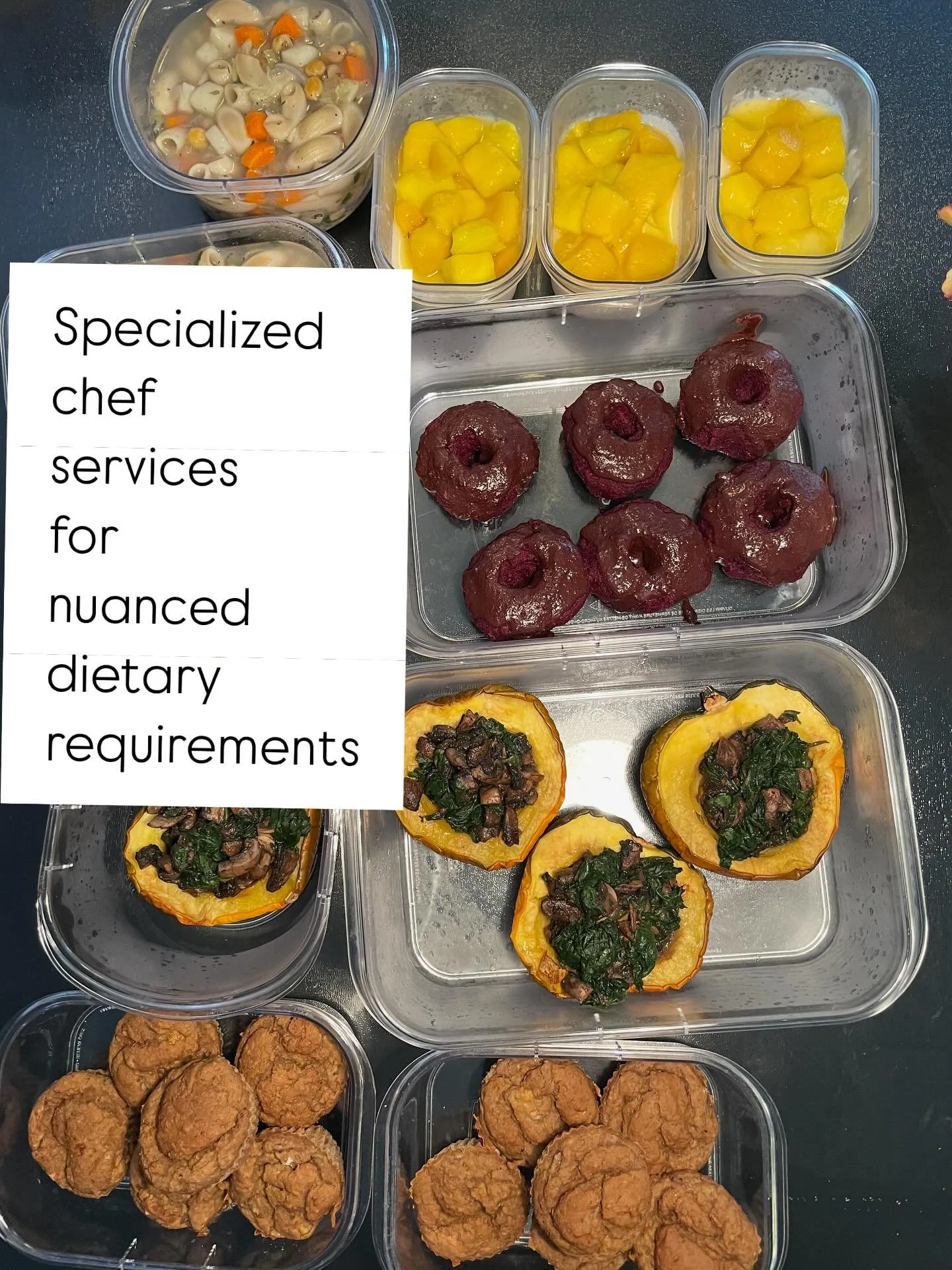 I work with various dietary needs as clients are on their own unique healing paths. This client is curating their own menu as they navigating the symptoms and how their body reacts to certain foods. We started with some regular meals and continue to 