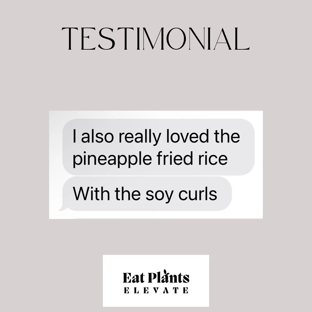🍚🍍
Love this feedback from the client 🥰 @eatplantselevate 
👩🏻&zwj;🍳