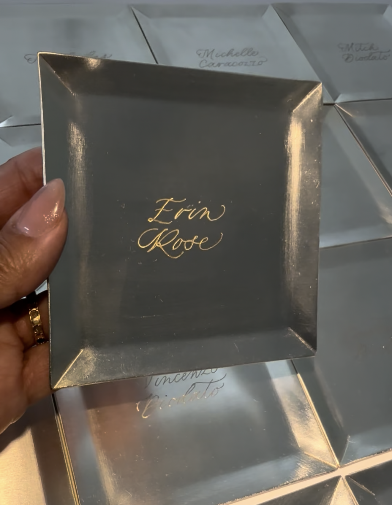 Engraved Silver Place Cards: A Timeless Keepsake for Intimate Luxury Weddings