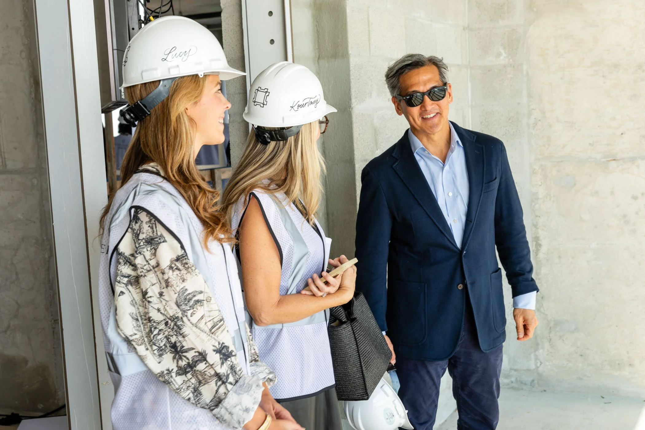 Capehart photography for Related Ross hard hat personalization in West Palm Beach