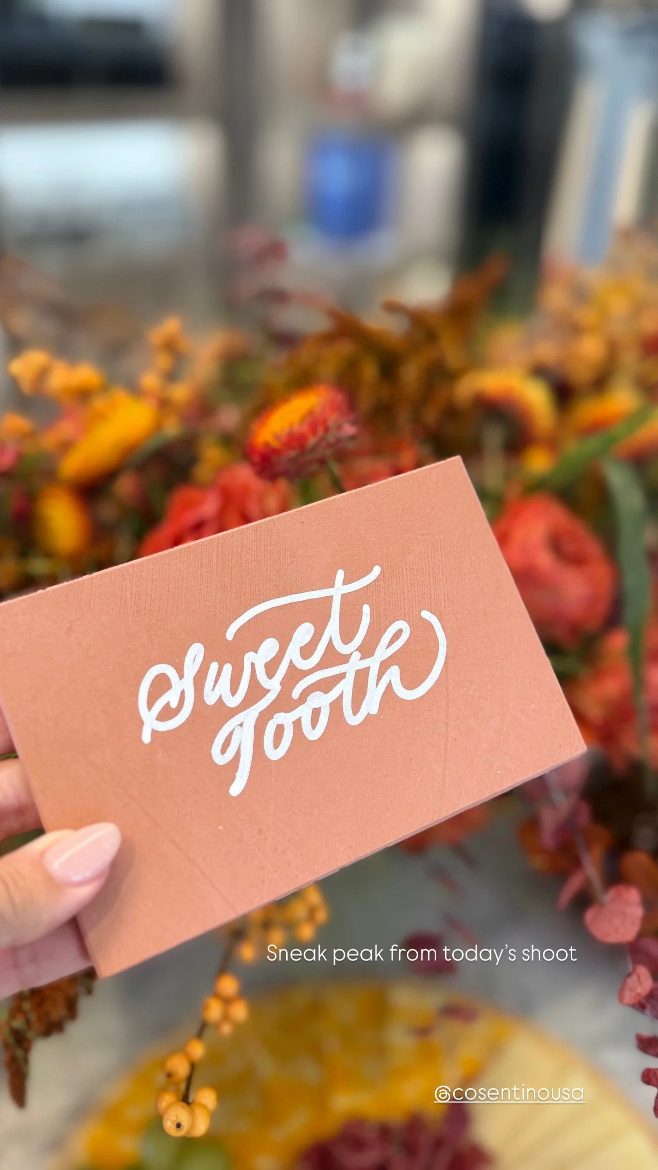 Cosentino personalization hand calligraphy in Miami Design District MDD