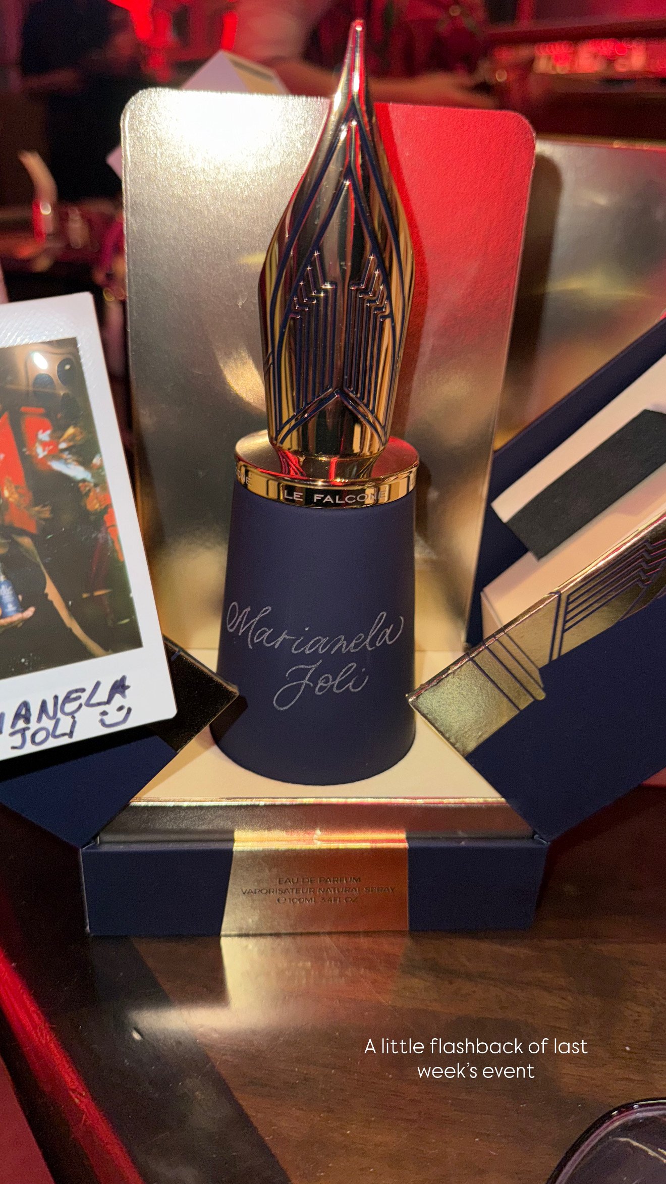 Le Falcone from Dubai at SexyFish restaurant in Miami 