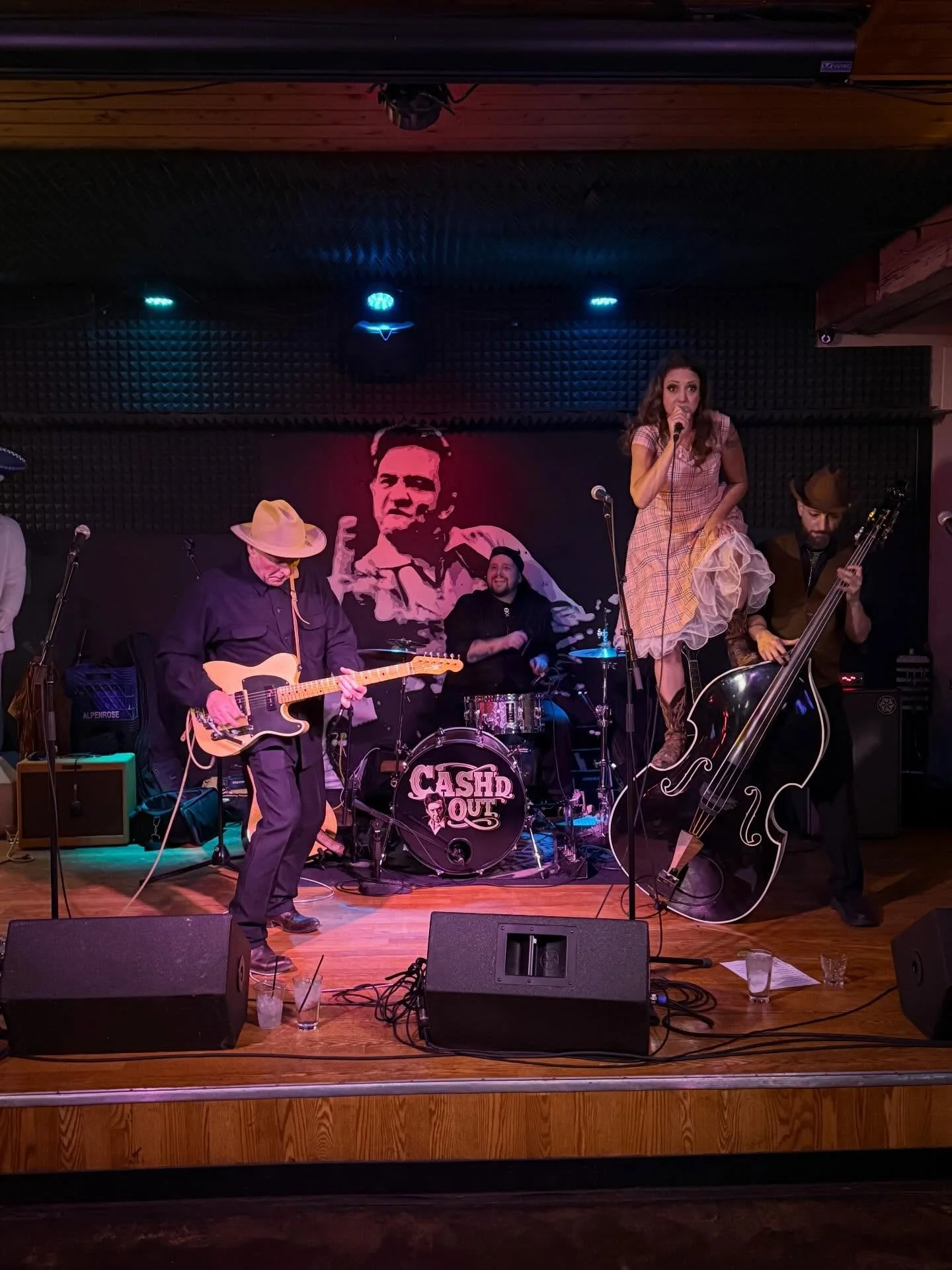 Friday night was a riot! Round 2 tonight @abarnamedsue on highland! Music starts @ 9:30pm. #cashdout #johnnycash #saltlakemusic #abarnamedsue #utahevents