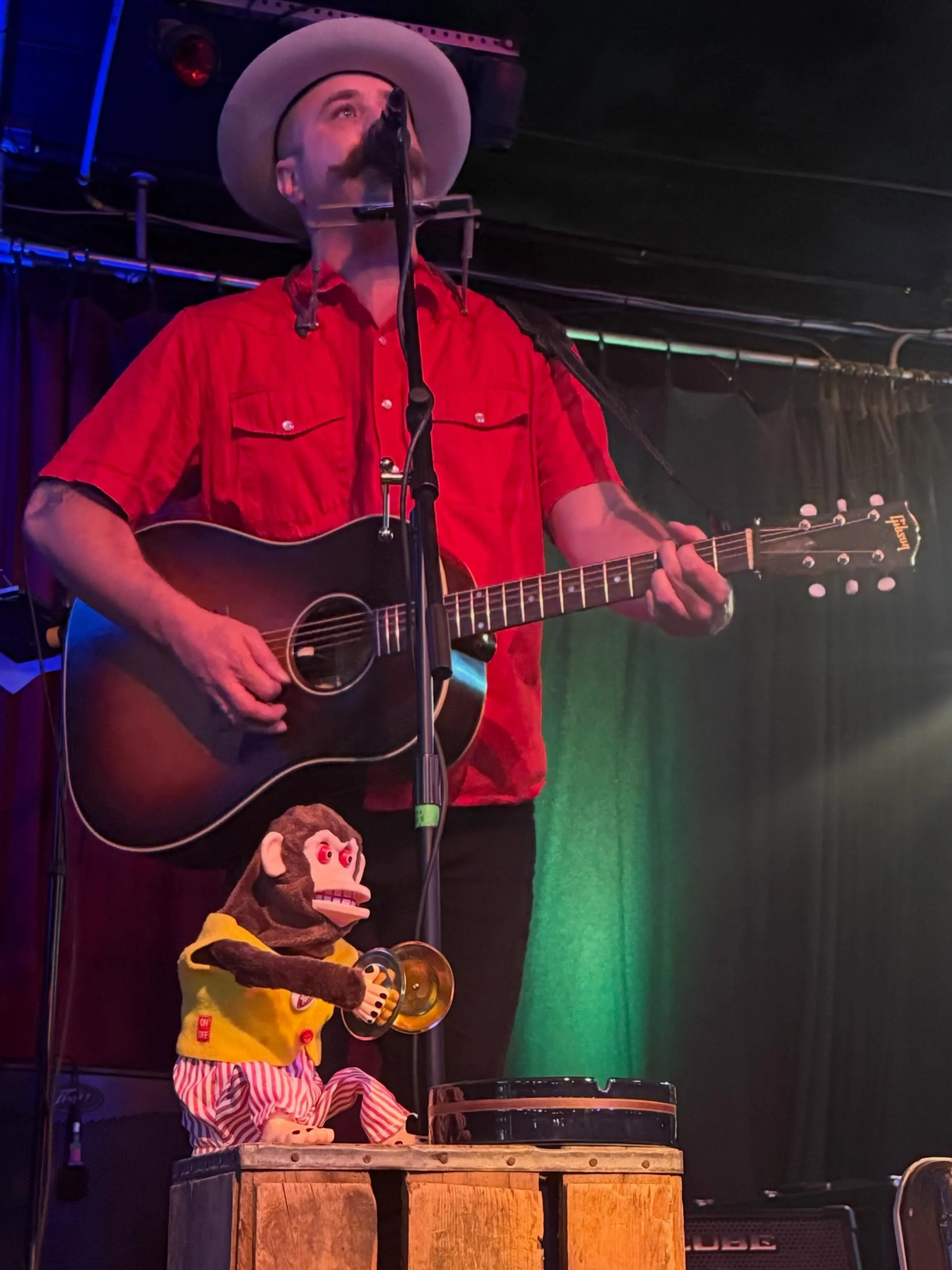 Thanks @abgs_bar_official and @livid_dead_band for having me open up the show last night! #abgs #provo #utahmusic #panchoandlefty
