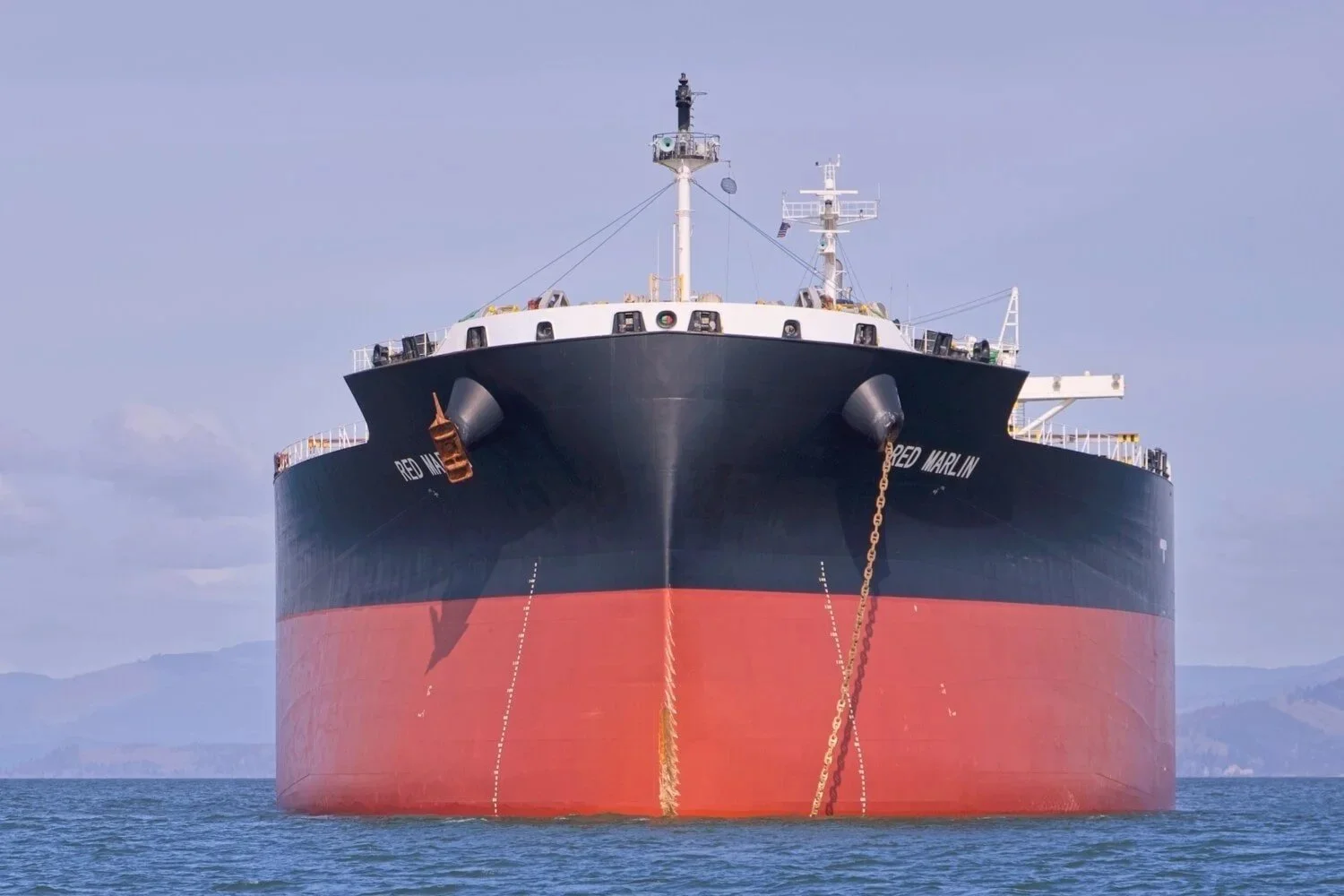 Red Marlin at anchor-Astoria Oregon