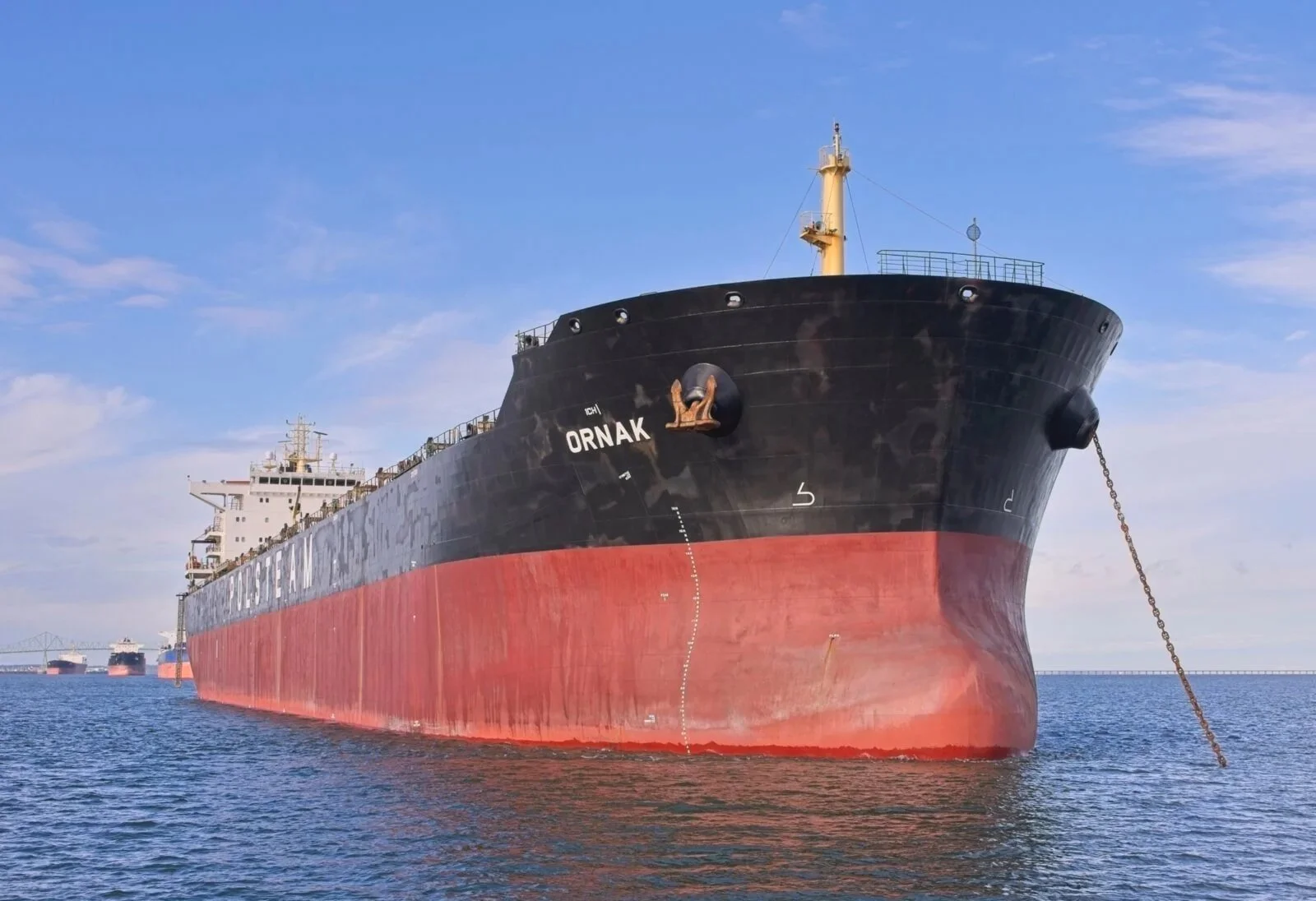 Ornak at anchor