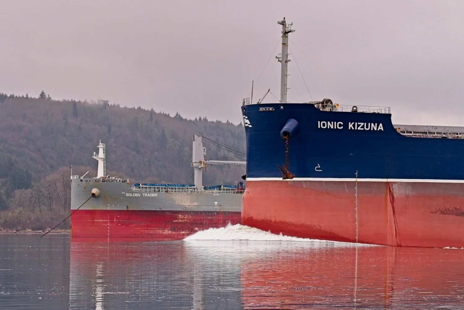 Passing ships