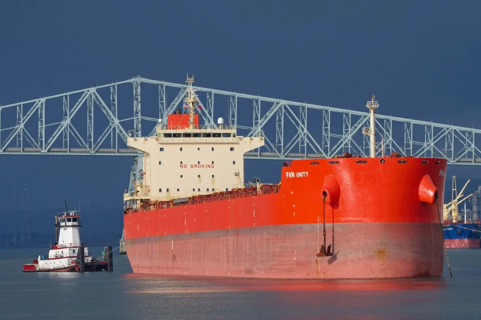 Waiting to berth at Longview