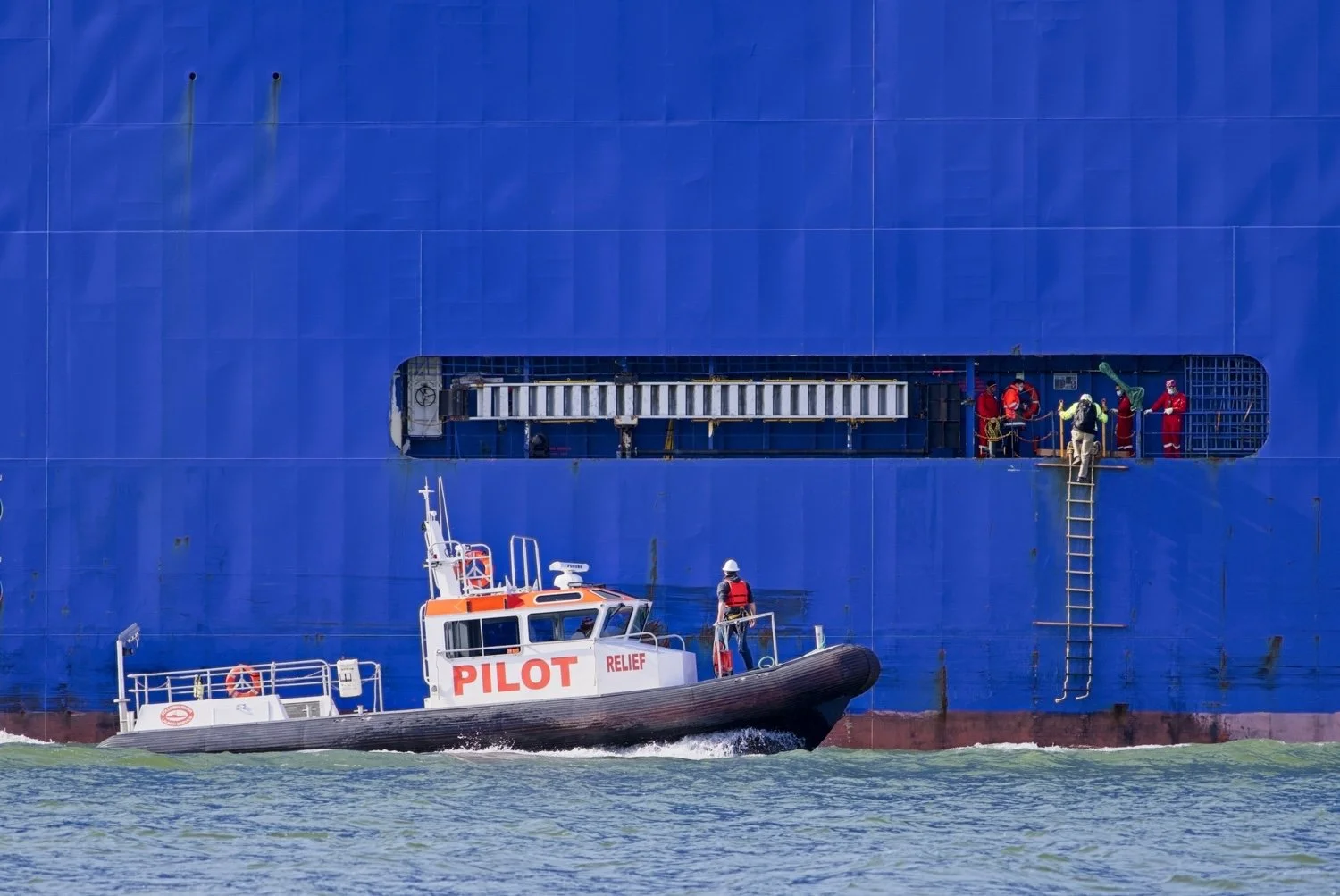 Relief working at Astoria