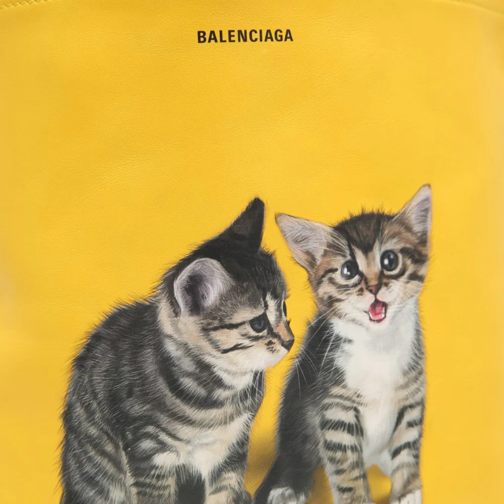 Leather Bag Balenciaga Cat Tote Balenciaga Dog Cat Bag Balenciaga