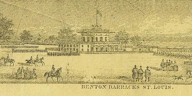 GGG Grandfather James Calaway Hale's first letters from Benton Barracks General Hospital