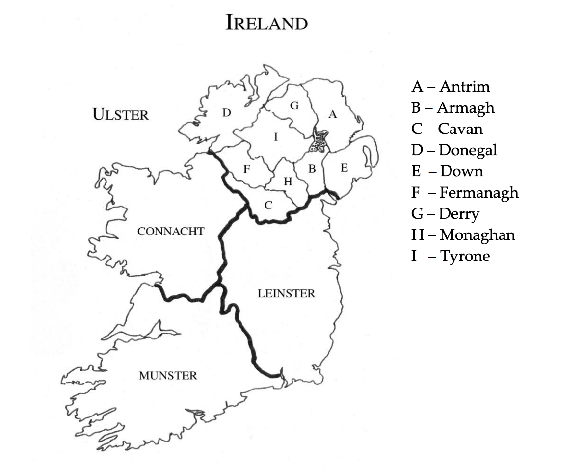Tracing my "Ulster Presbyterian" Roots from Ireland to Pennsylvania