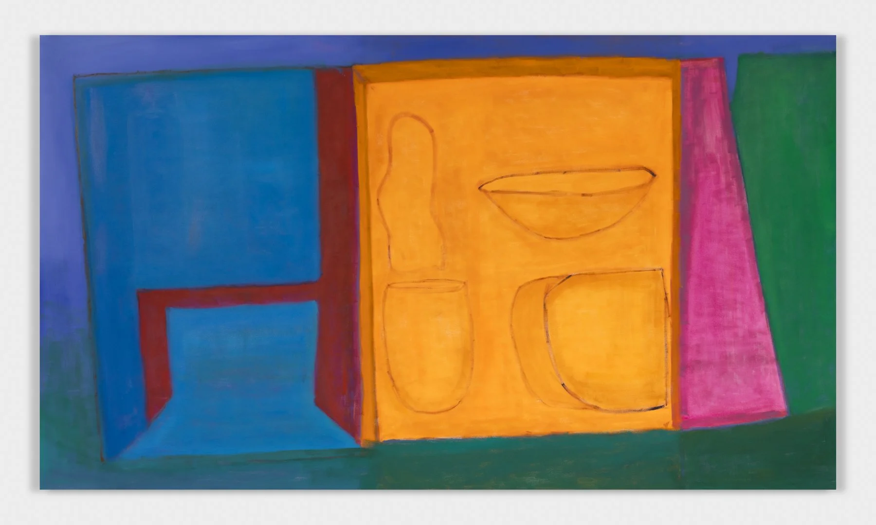 A160, 2026, oil on canvas, 48x84"