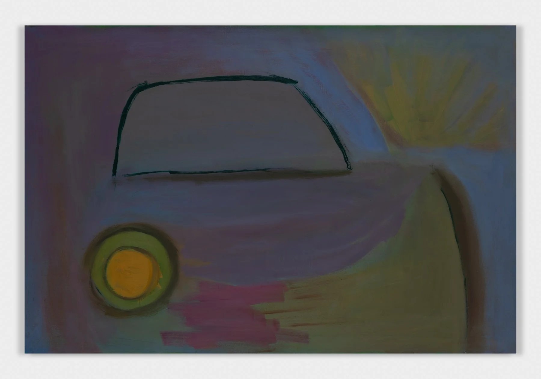 A145, 2026, oil on canvas, 24x36"