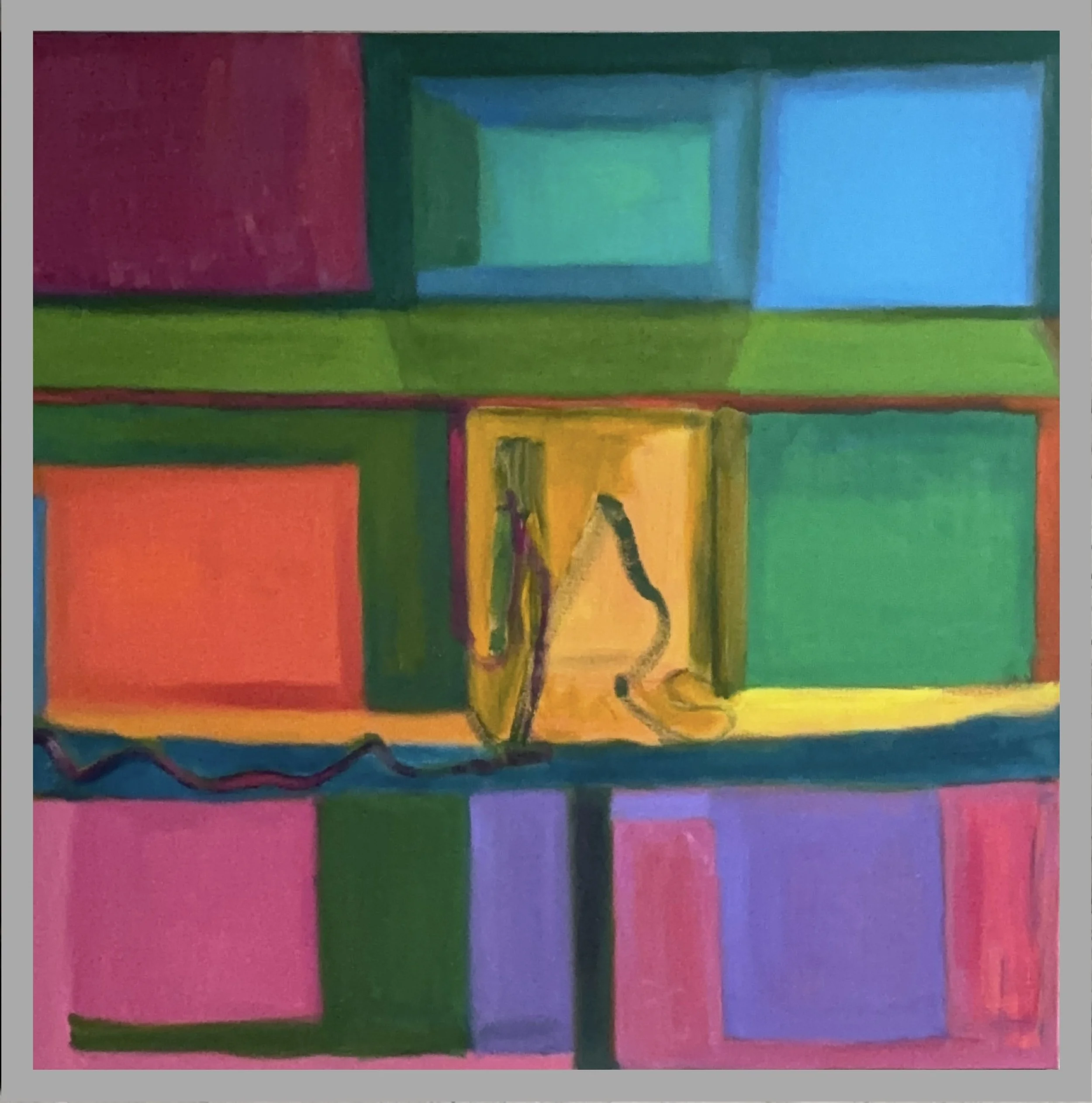 A124, oil on linen, 36x36", 2025