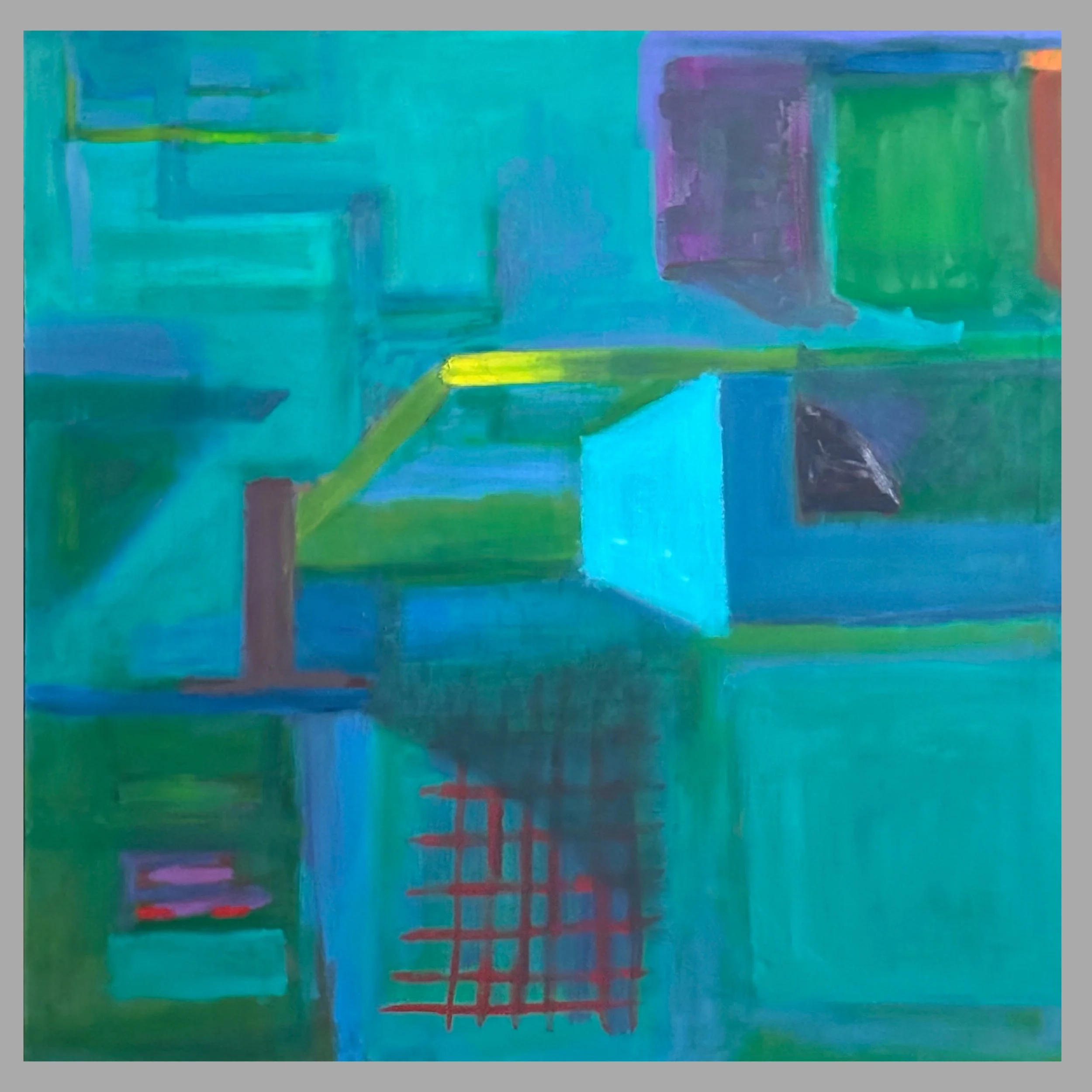 A132, oil on linen, 36x36", 2025