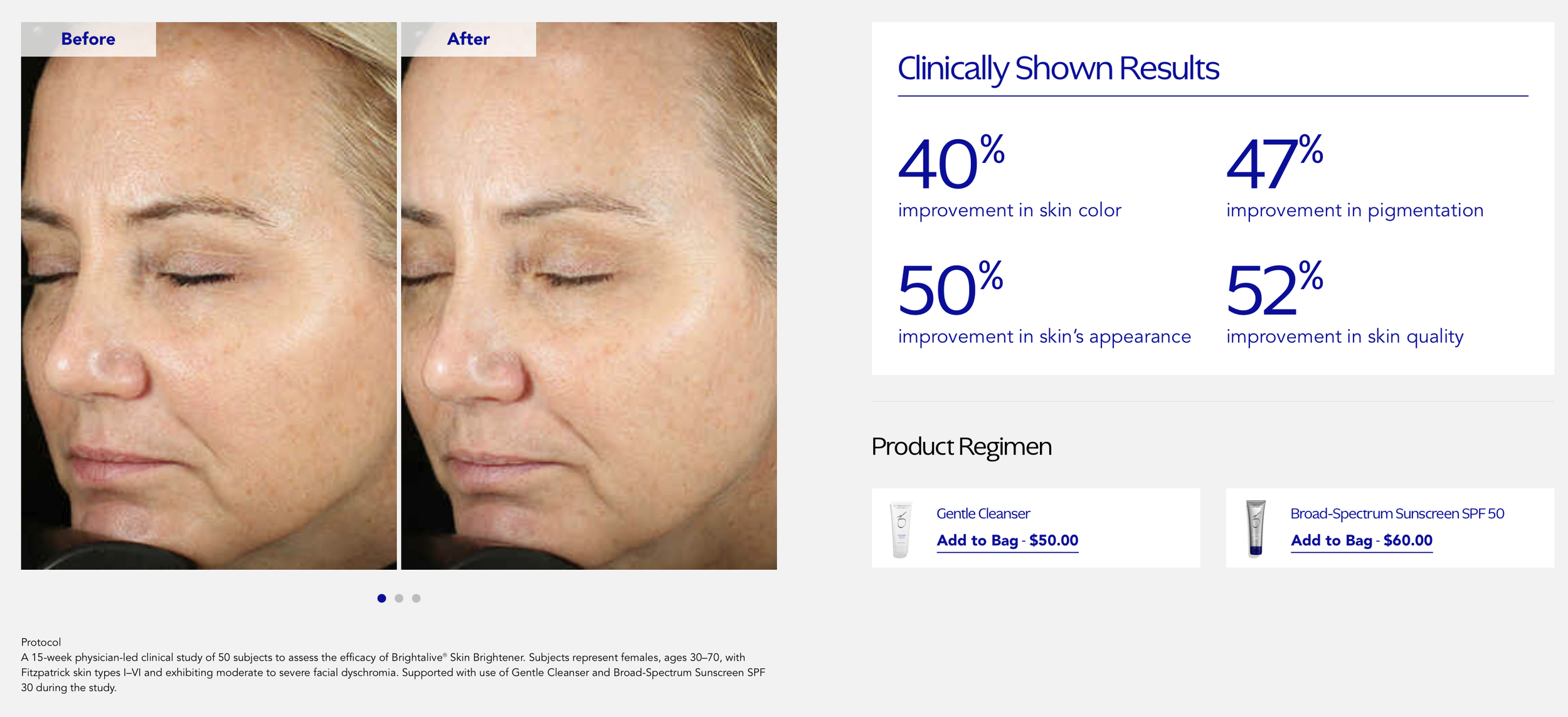 Brightalive ZO Skin Health anti-aging skincare