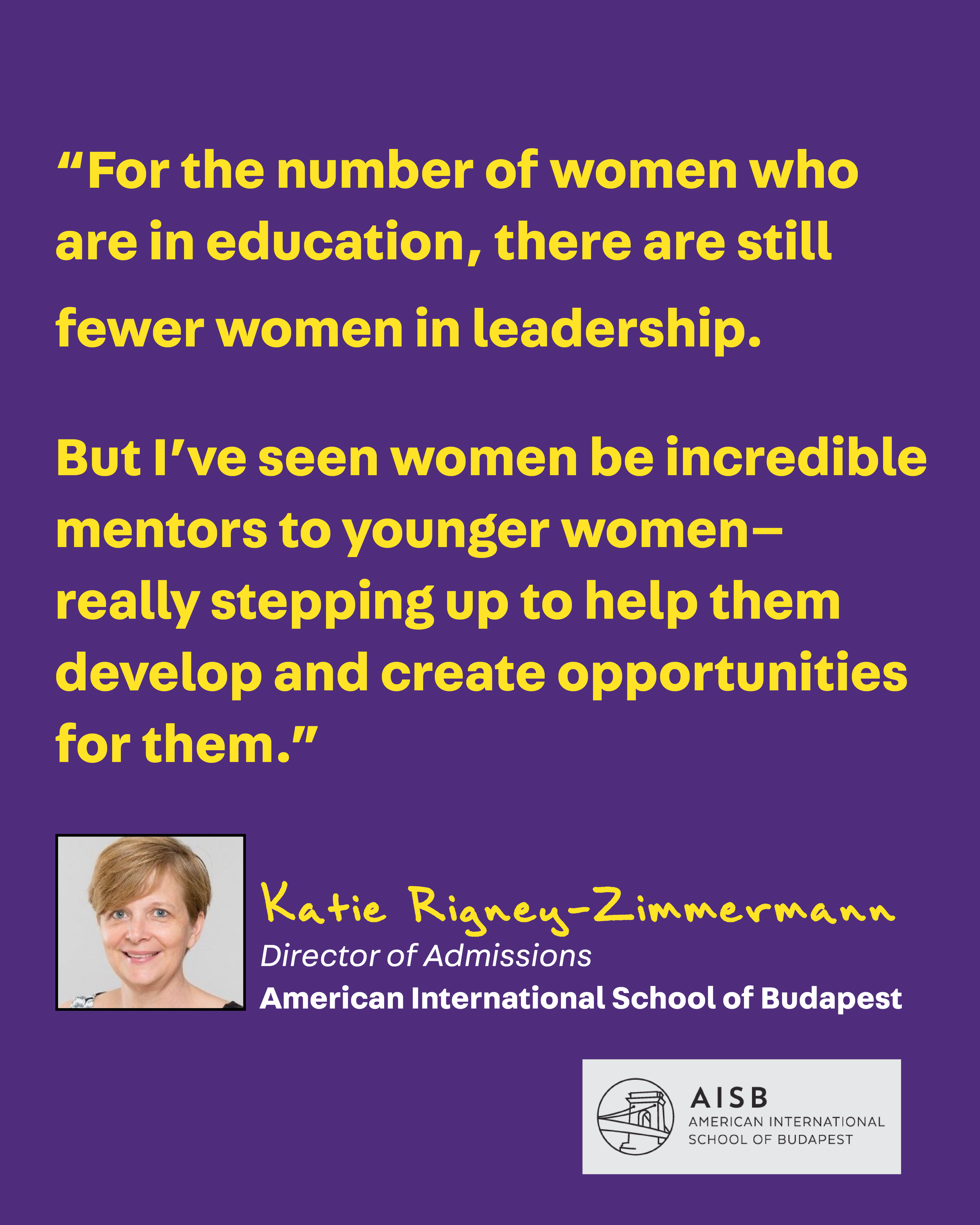 Relational, strategic, and unapologetically business: Katie Rigney-Zimmermann on admissions leadership