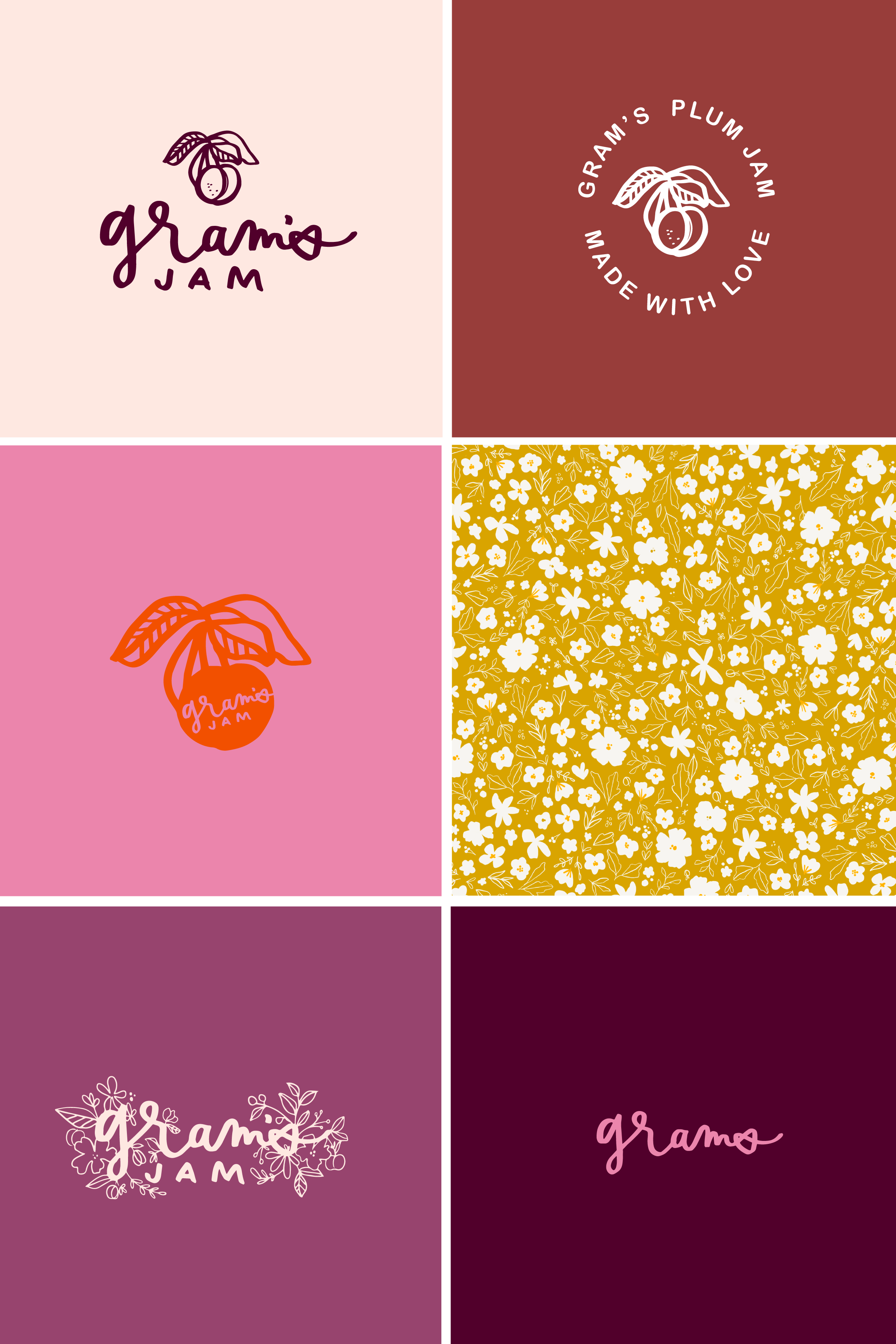 Grandma-core meets modern jam branding