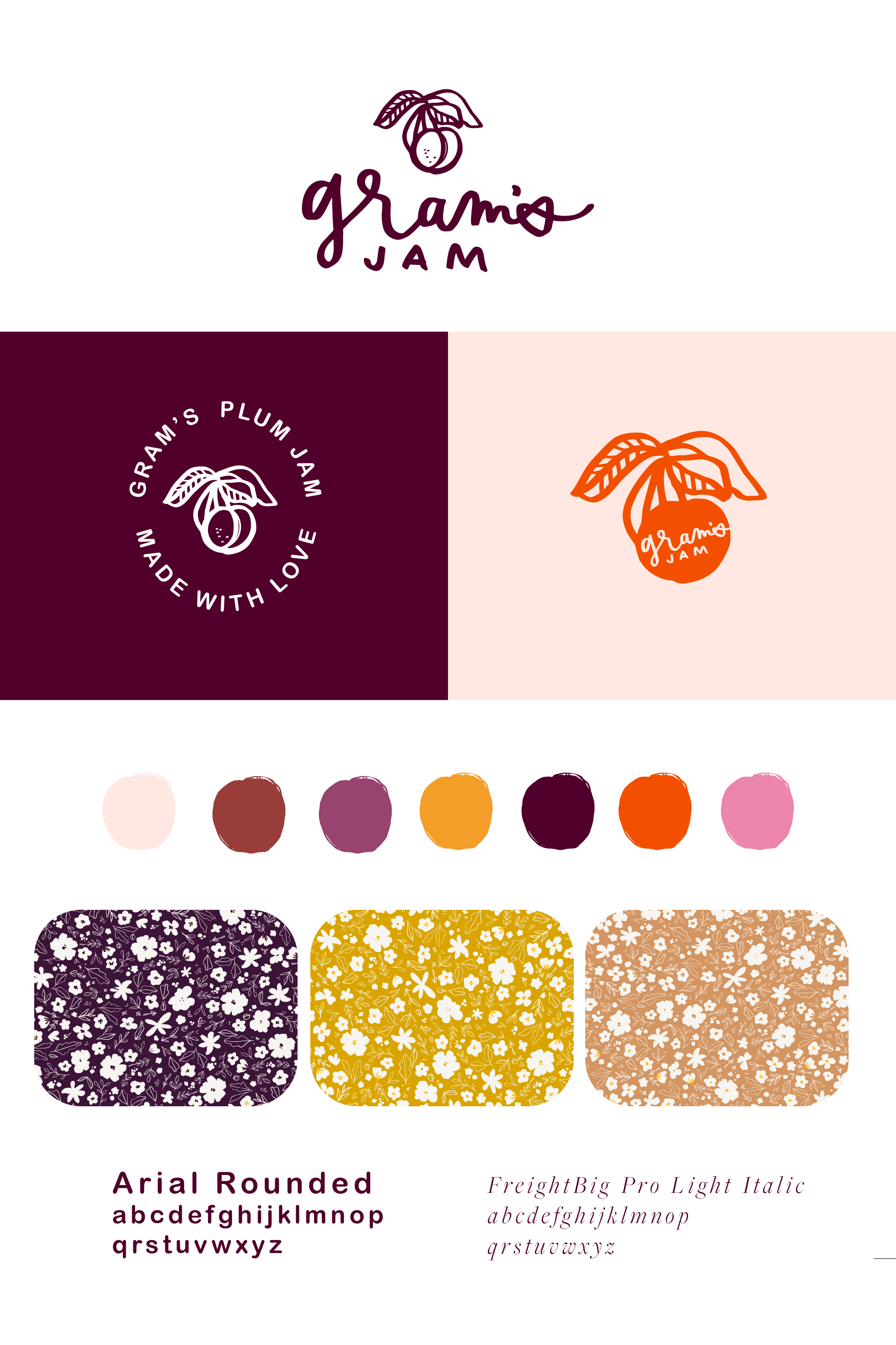 Grandma-core meets modern jam branding