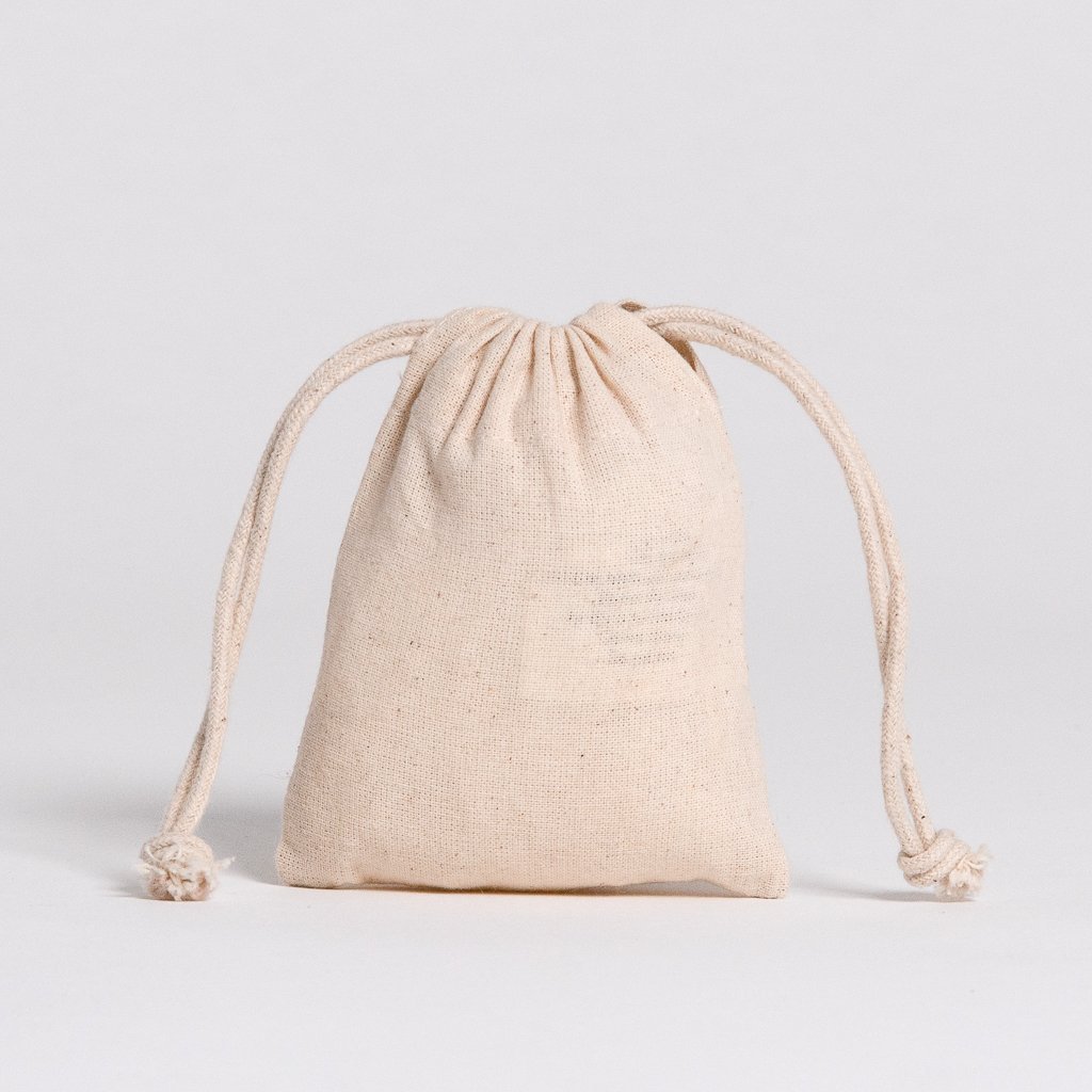  Small Muslin Bags (DP1: H4" x W3")
