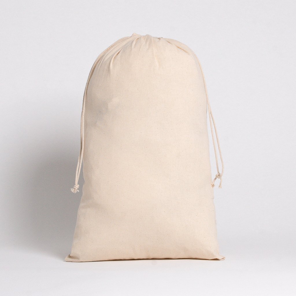 Large cotton muslin bags DP10: H24" x W18