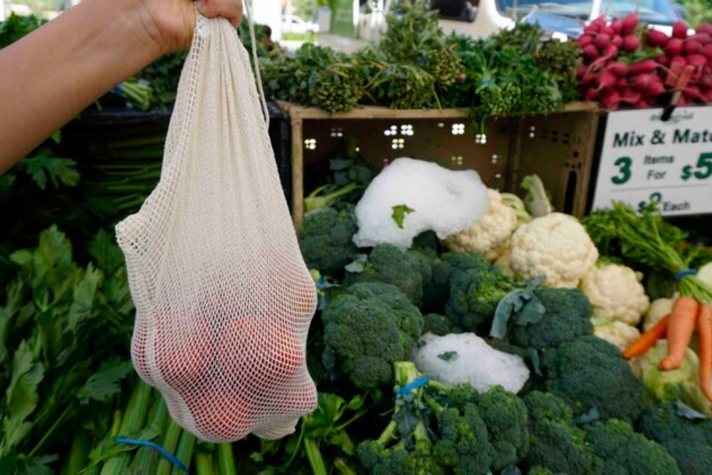 Organic Cotton Reusable Produce Bags