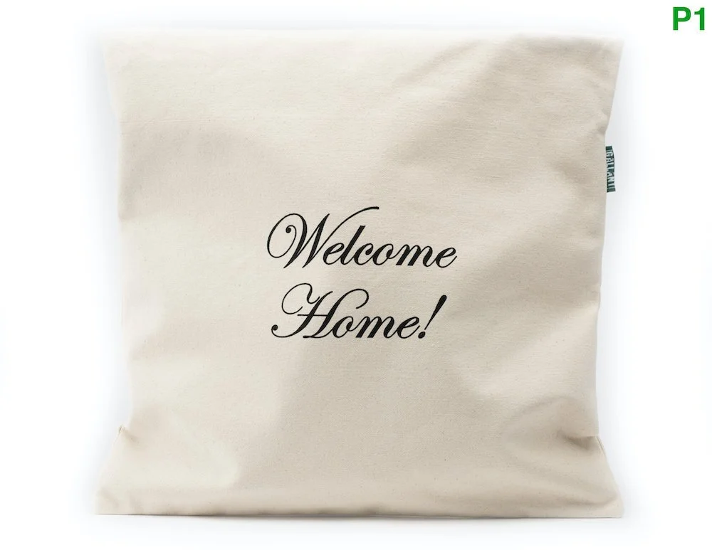 Pillow bags made with organic cotton. Fair Trade Certified.