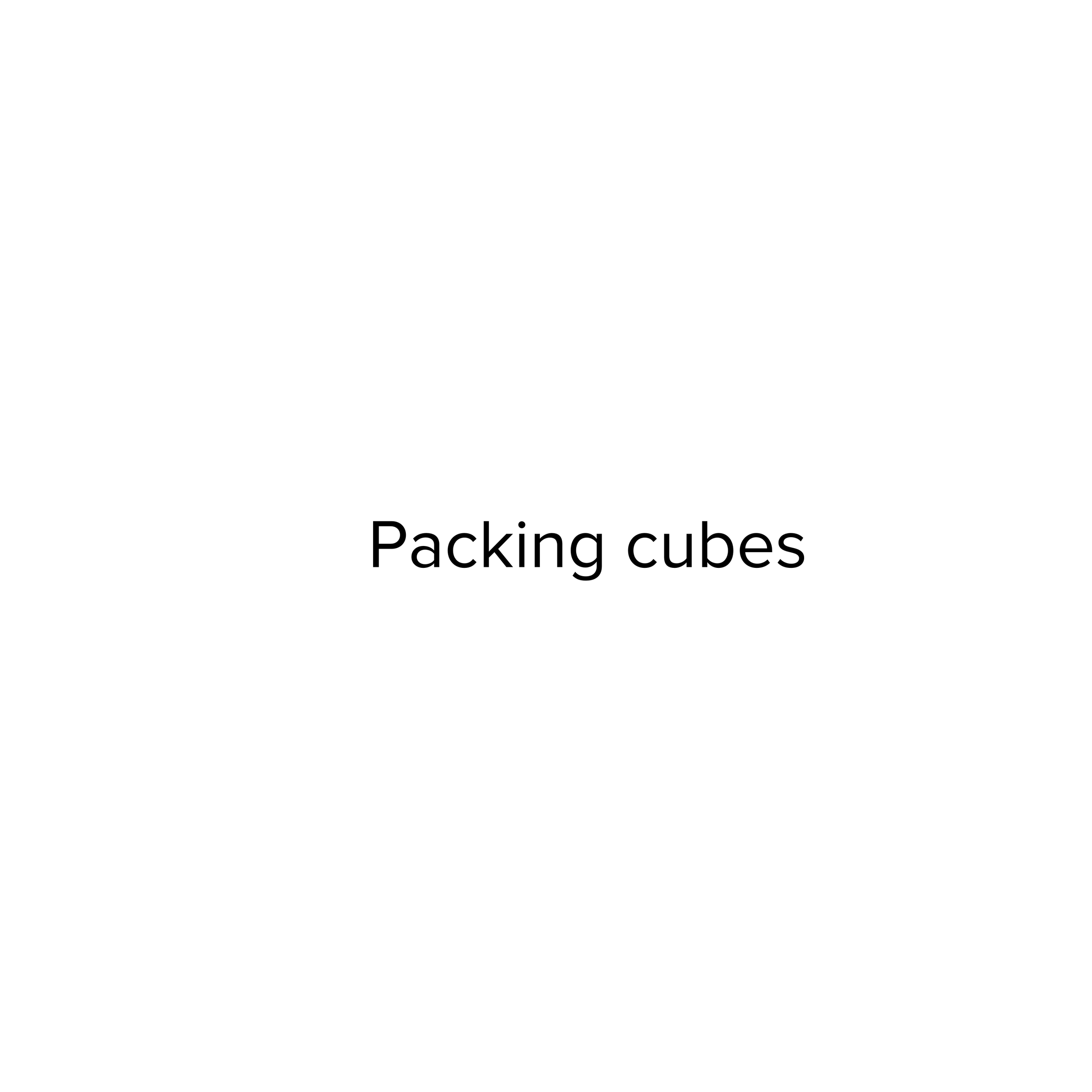  bulk packing cubes 