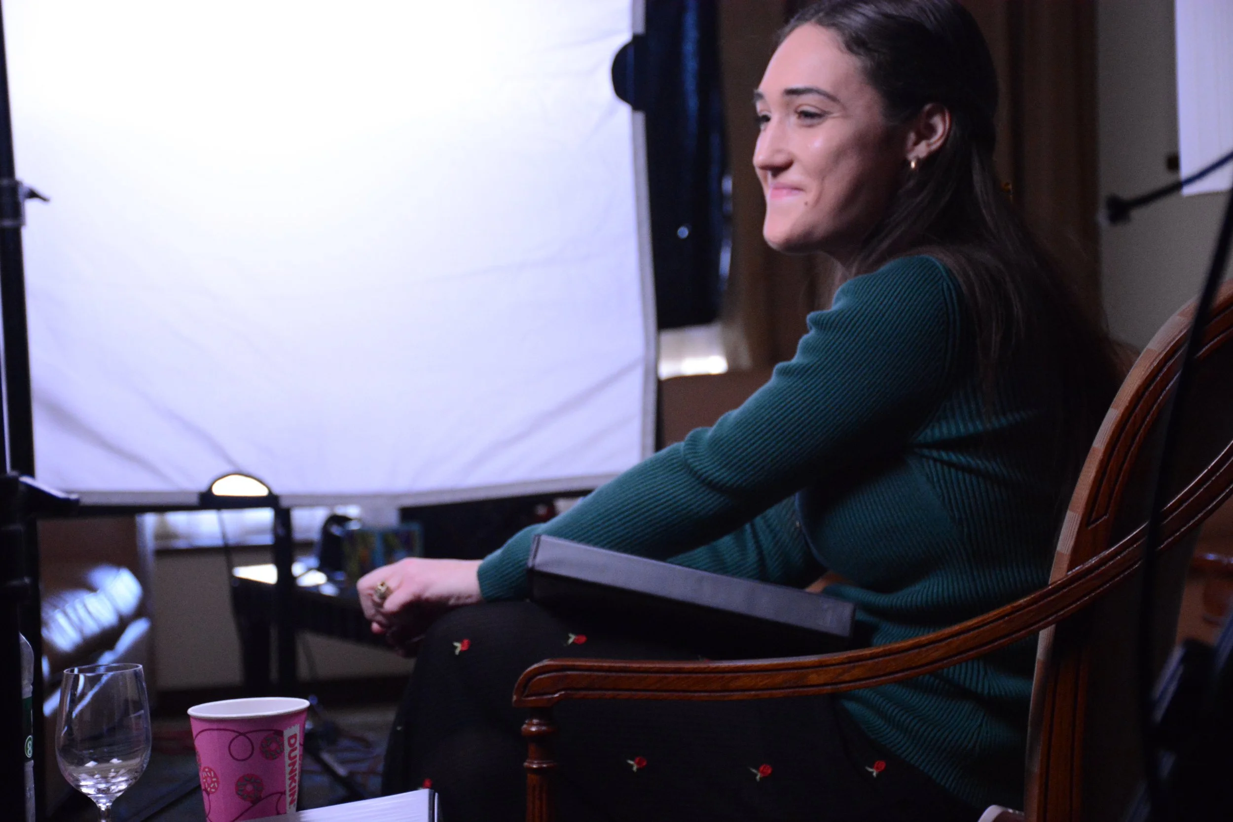 Filming interviews in Cambridge, MA