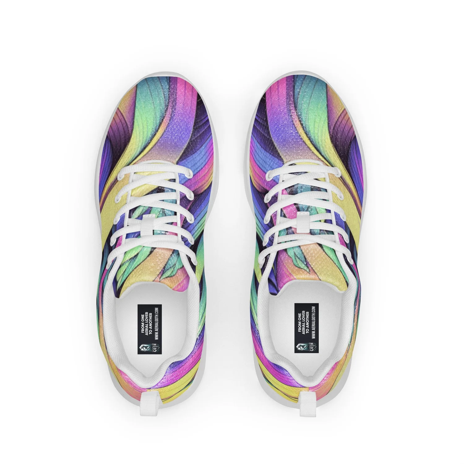 Unicorn Rampagep Women's athletic shoes - Cyber Goth on beach vacation   Aerial Goth