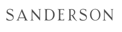 Sanderson logo in black text on a white background